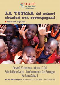 locandina Cagliari tutela minori stranieri non accompagnati