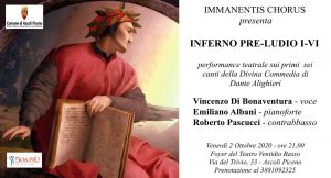invito performance teatrale Dante