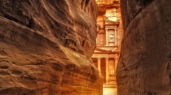 Uno scorcio di Petra viaggio in Giordania