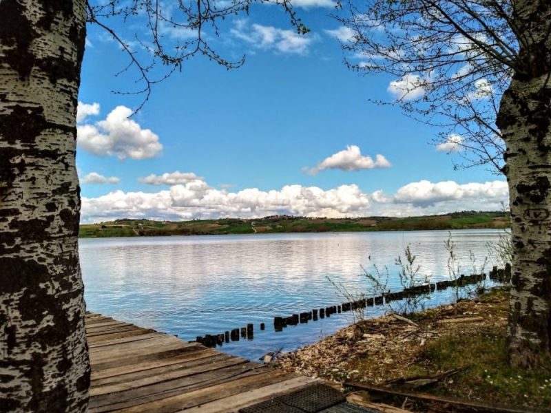 Panorama del lago di Chiusi