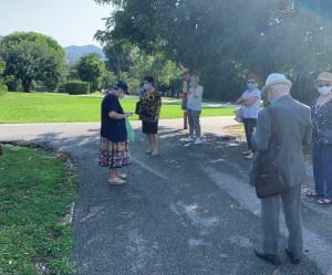 genova gruppo visita parco di nervi