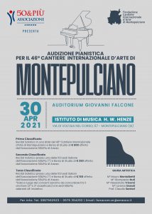 Locandina Arezzo audizione pianistica