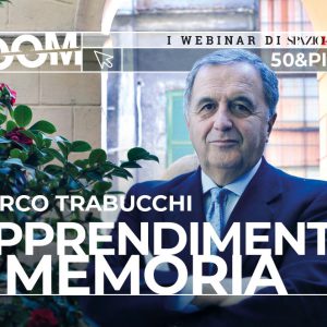 La copertina del webinar "Apprendimento e memoria" con Marco Trabucchi