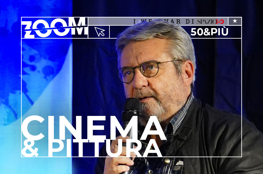 Copertina del webinar "Cinema e Pittura" con Flavio De Bernardinis