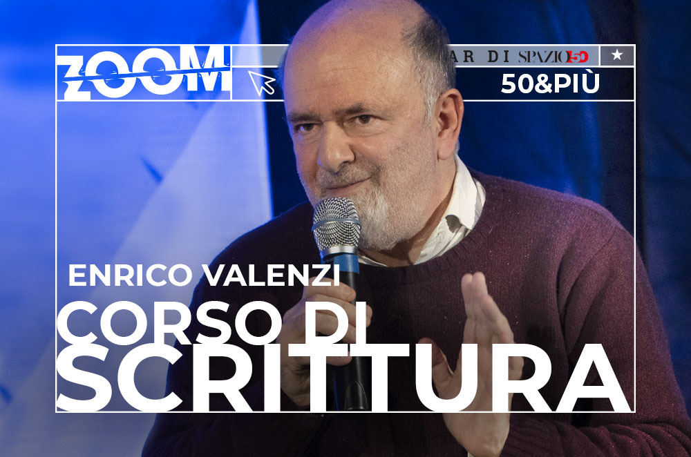 Copertina del webinar "Corso di scrittura creativa" con Enrico Valenzi