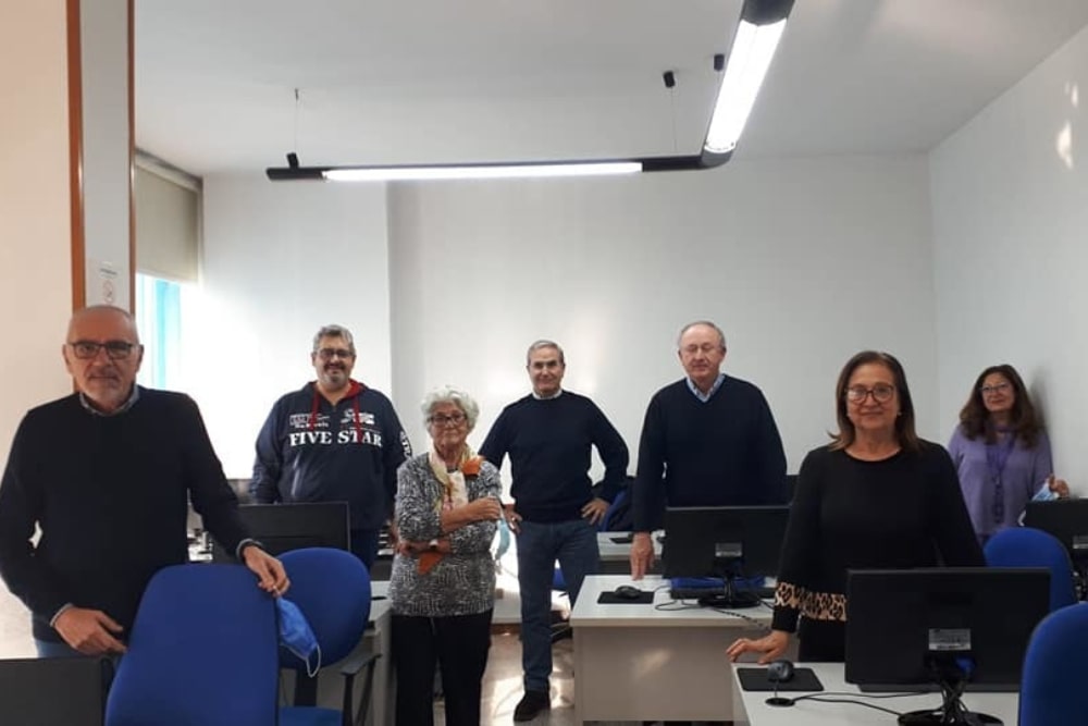 50&Più Lecce i partecipanti del corso di informatica