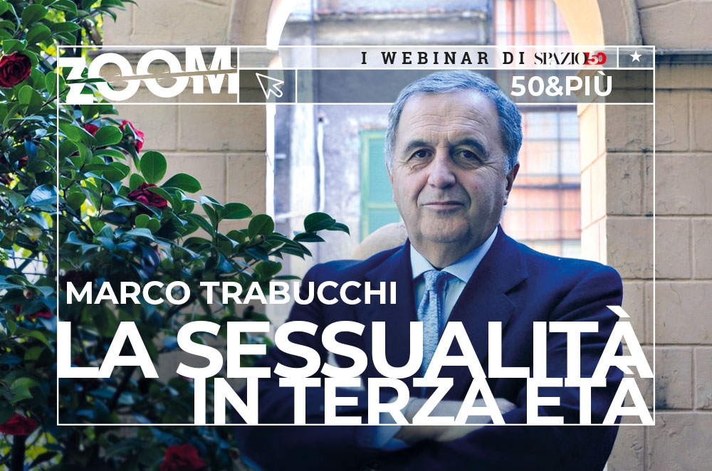 Copertina del webinar "Sessualità in terza età" con Marco Trabucchi