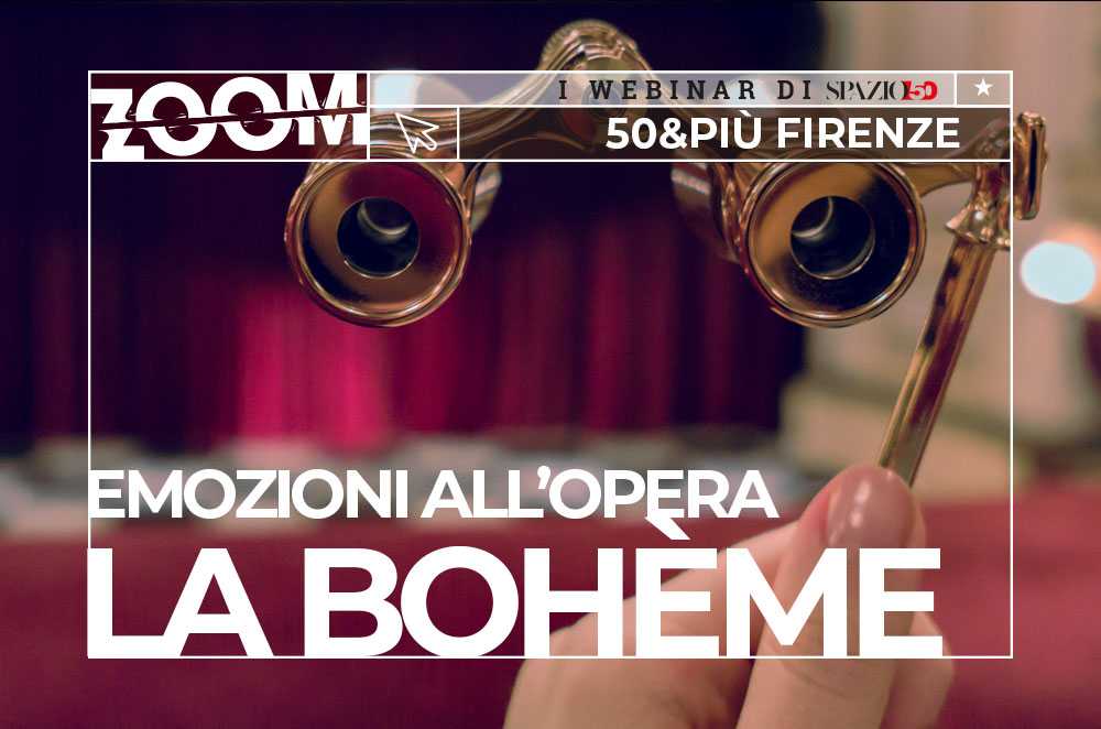 Copertina del webinar "La Boheme" con Edoardo Ballerini