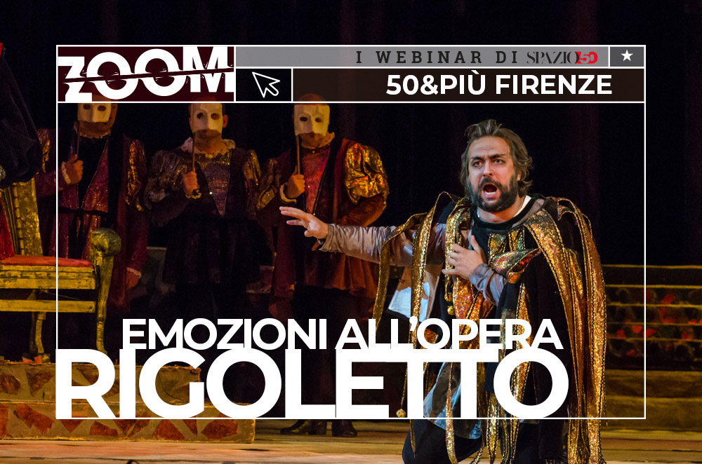 Copertina del webinar "Rigoletto" con Edoardo Ballerini