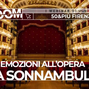 Copertina del webinar "La Sonnambula" con Edoardo Ballerini