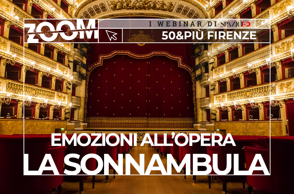 Copertina del webinar "La Sonnambula" con Edoardo Ballerini