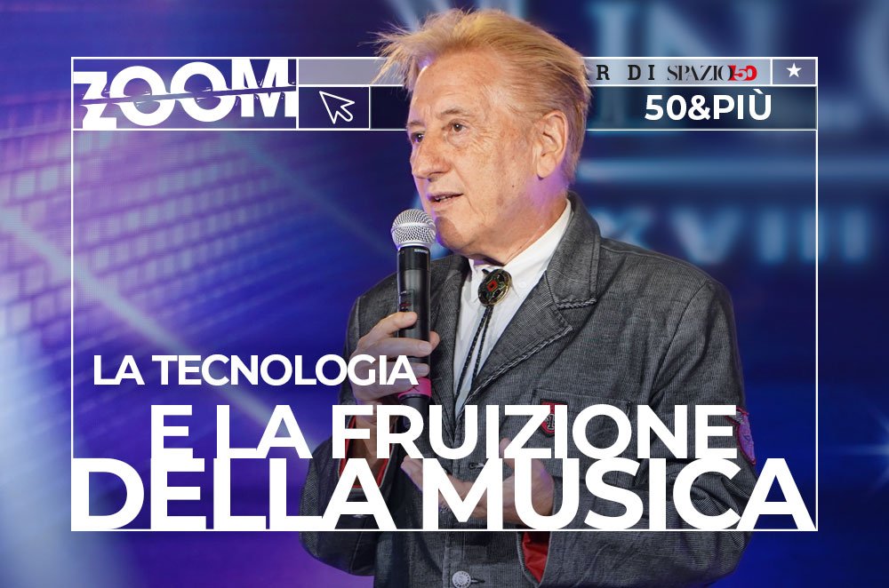 Copertina del webinar "La tecnologia e la fruizione della musica" con Dario Salvatori