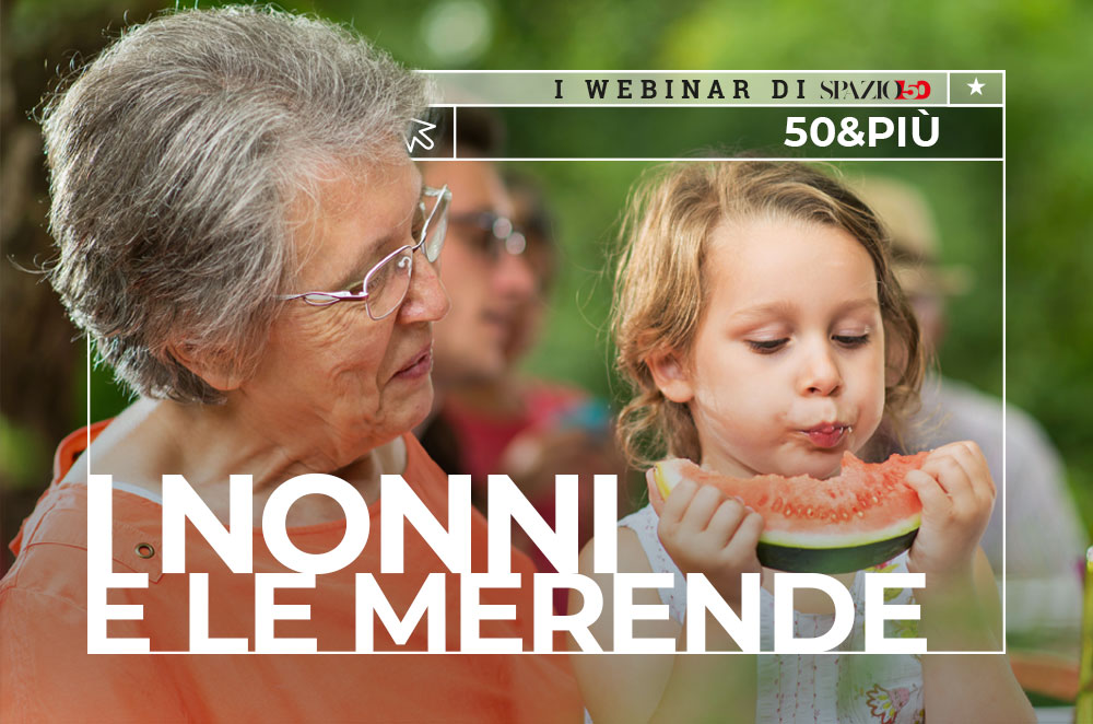 Copertina del webinar "I nonni e le merende" con Arianna Rossoni