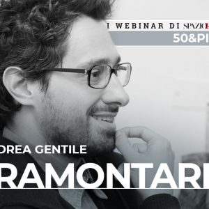 Copertina del webinar "Tramontare" con Andrea Gentile