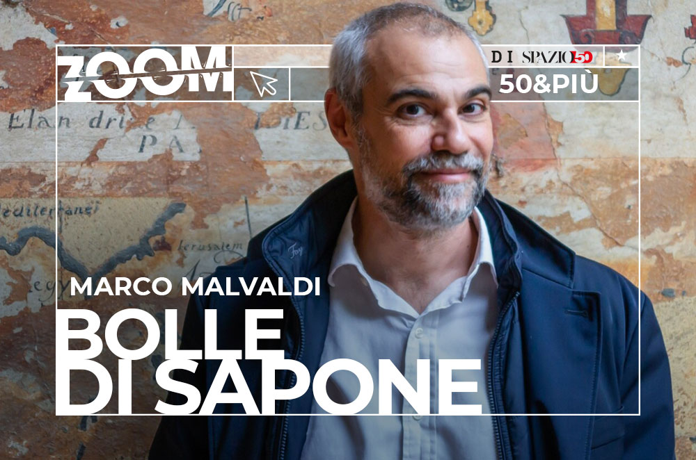 Copertina del webinar "Bolle di sapone" con Marco Malvaldi