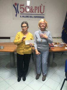 La presidente 50&Più Caserta premia i priimi classificati