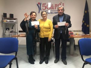 50&Più caserta premia i secondi classificati del torneo di burraco