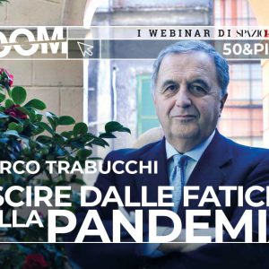 Copertina del webinar "Uscire dalle fatiche della pandemia come aiutare i giovani" con Marco Trabucchi