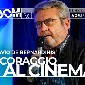 Copertina del webinar "Il coraggio al cinema" con Flavio De Bernardinis