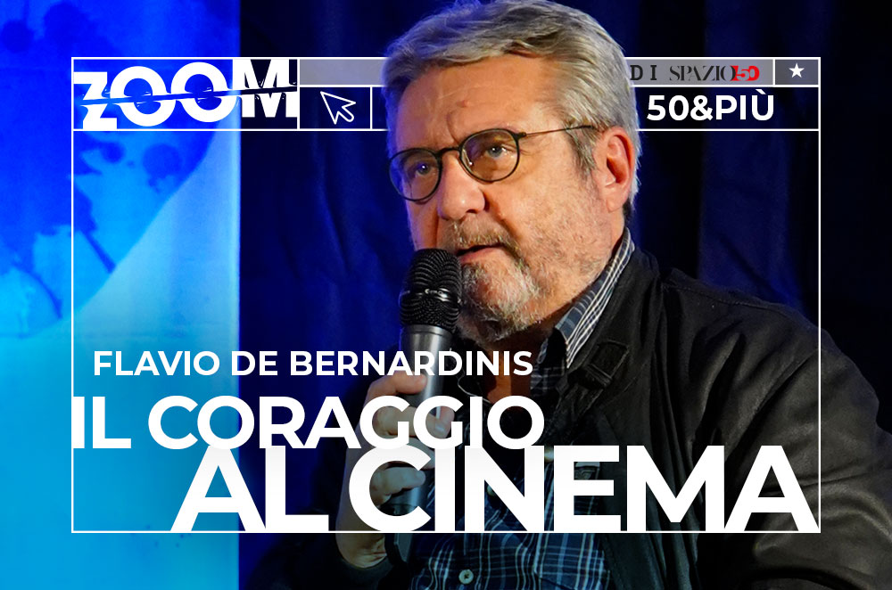 Copertina del webinar "Il coraggio al cinema" con Flavio De Bernardinis