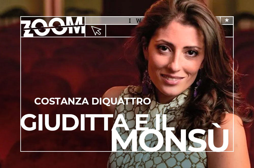 Copertina del webinar "Giuditta e il monsù" con Costanza DiQuattro