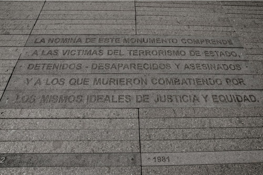 Monumento per i desaparecidos a Buenos Aires