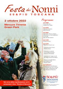La locandina della festa dei nonni di 50&Più Toscana