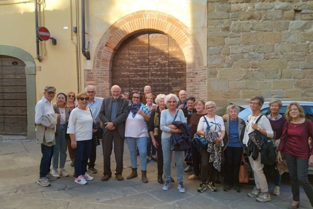 il gruppo 50&Più Arezzo a 4 passi per Arezzo antica