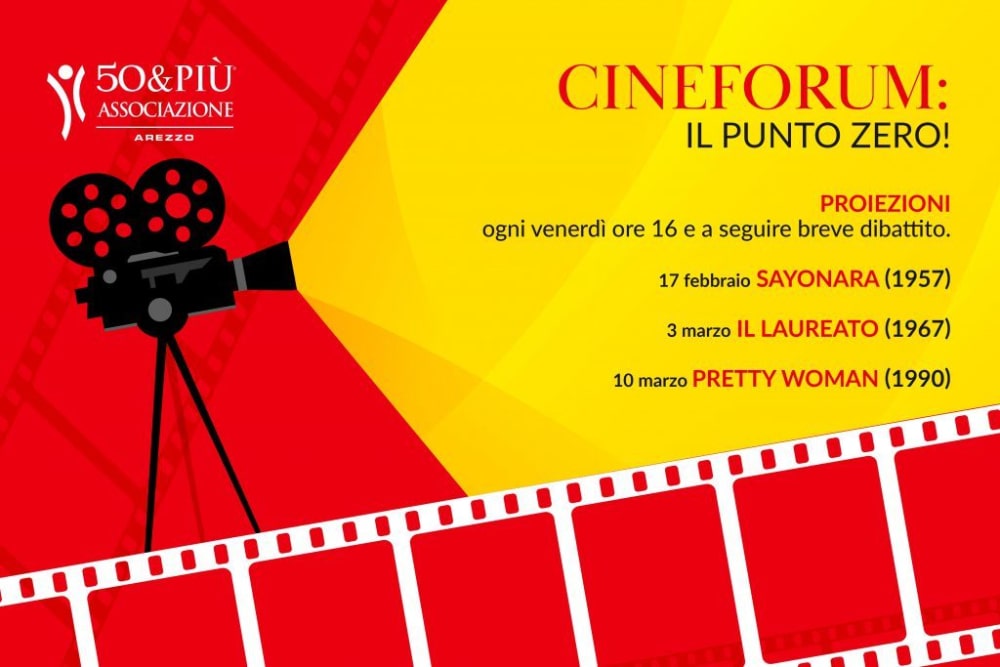 50&Più Arezzo organizza Cineforum punto zero