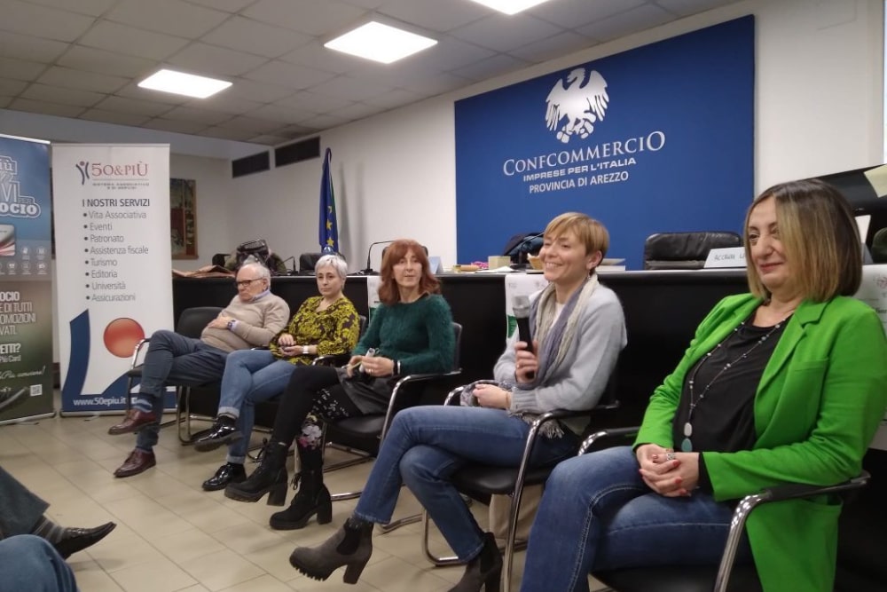 Ultimo incontro per Emozioniamoci con i fiori organizzato da 50&Piùà Arezzo