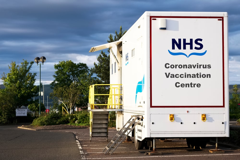 Un hub vaccinale in UK