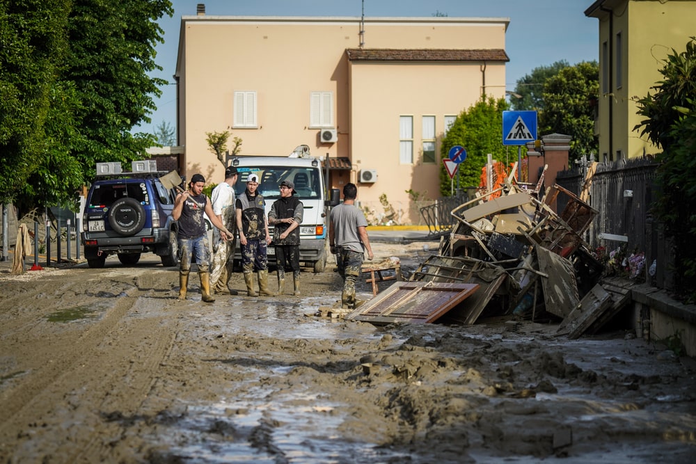 Alcune immagini dell'alluvione in Emilia-Romagna