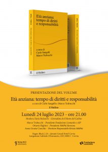 La locandina con la presentazione del volume di 50&Più Ravenna a Cervia