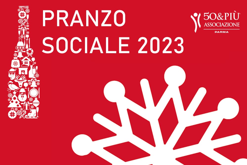 50&Più Parma, in occasione delle festività natalizie, organizza per i soci il tradizionale Pranzo Sociale nella giornata di domenica 17 dicembre alle 12.30. 