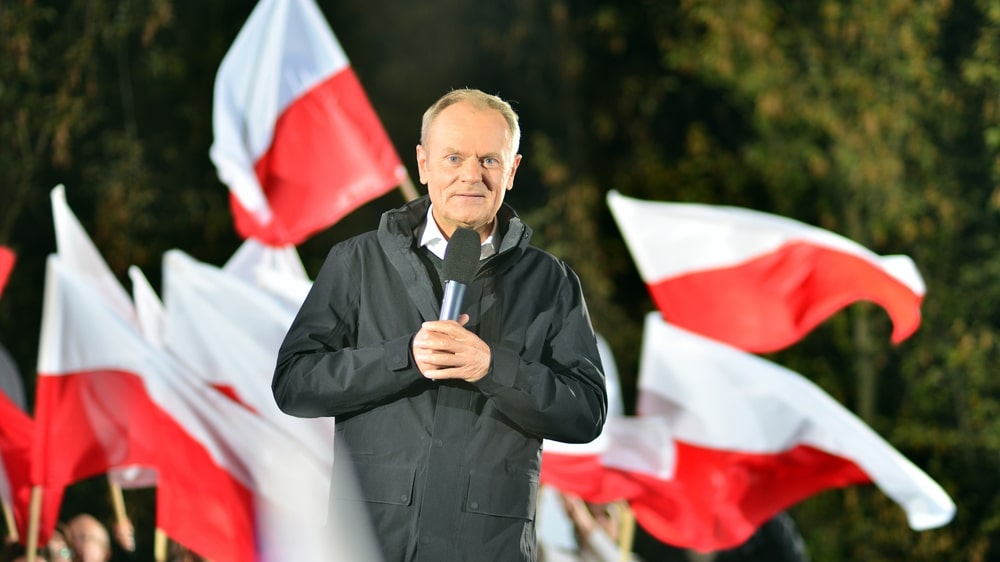 Nella foto, Donald Tusk, ha vinto le elezioni parlamentari in Polonia.