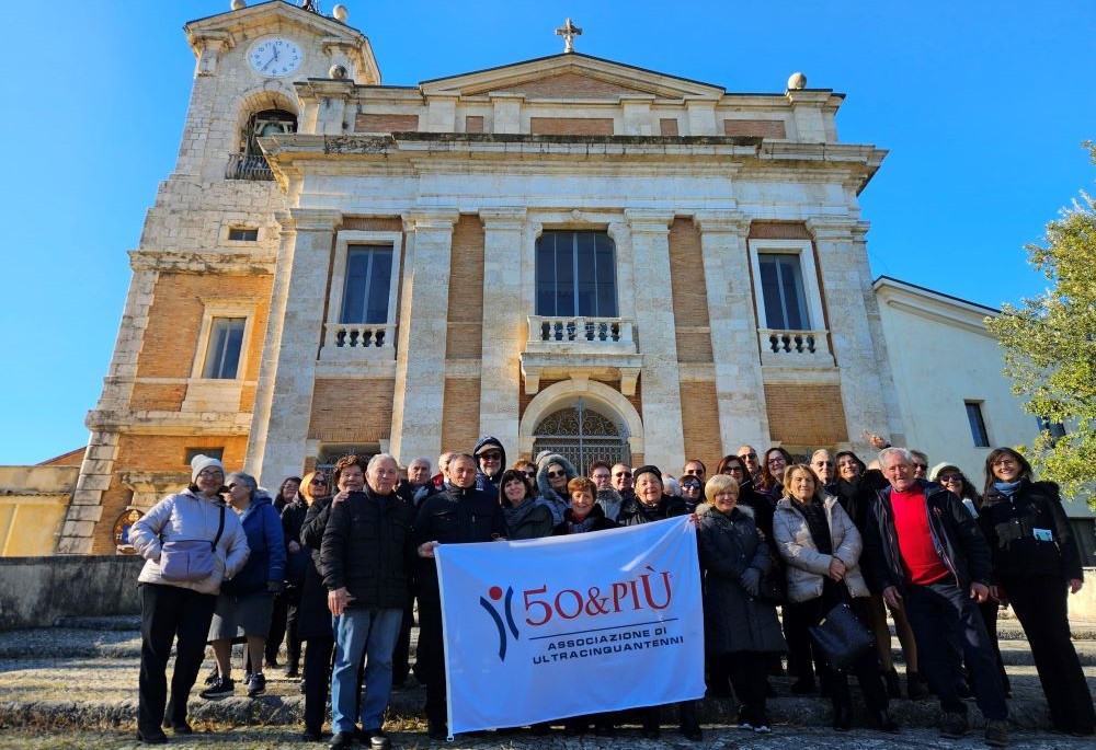 Il gruppo di 50&Più Frosinone e Latina a Alatri per festeggiare il Natale