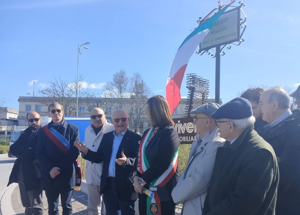 50&Più Campobasso all'inaugurazione di Largo Maestri del Commercio