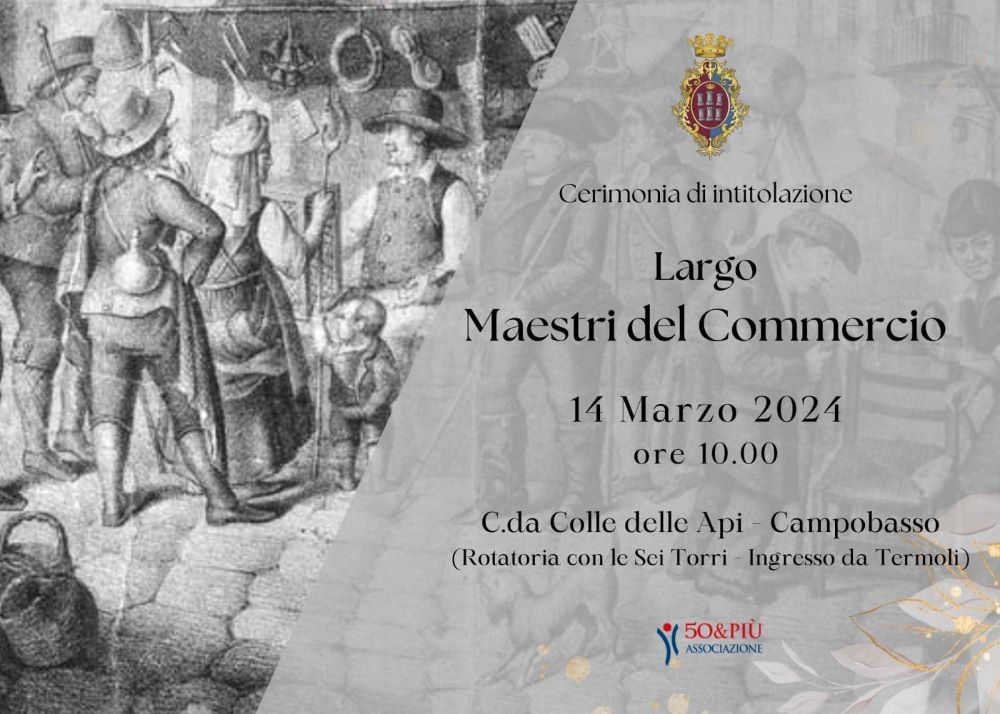 50&Più Campobasso inaugurazione Largo Maestri del Commercio