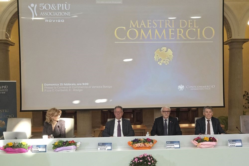 50&Più Rovigo premia i Maestri del Commercio