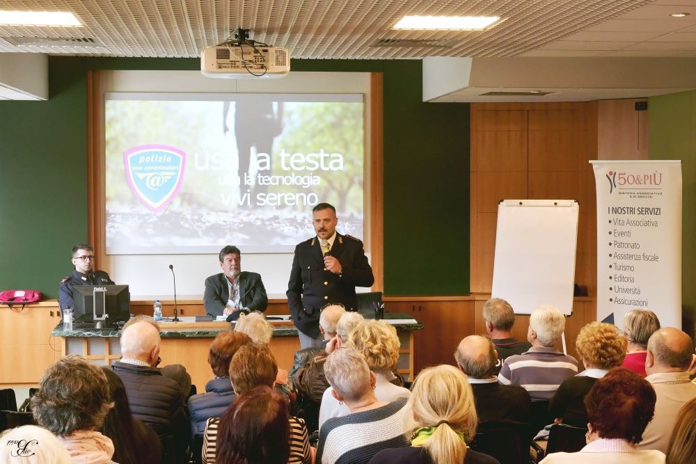 50&Più Imperia al conmvegno contro le truffe della polizia