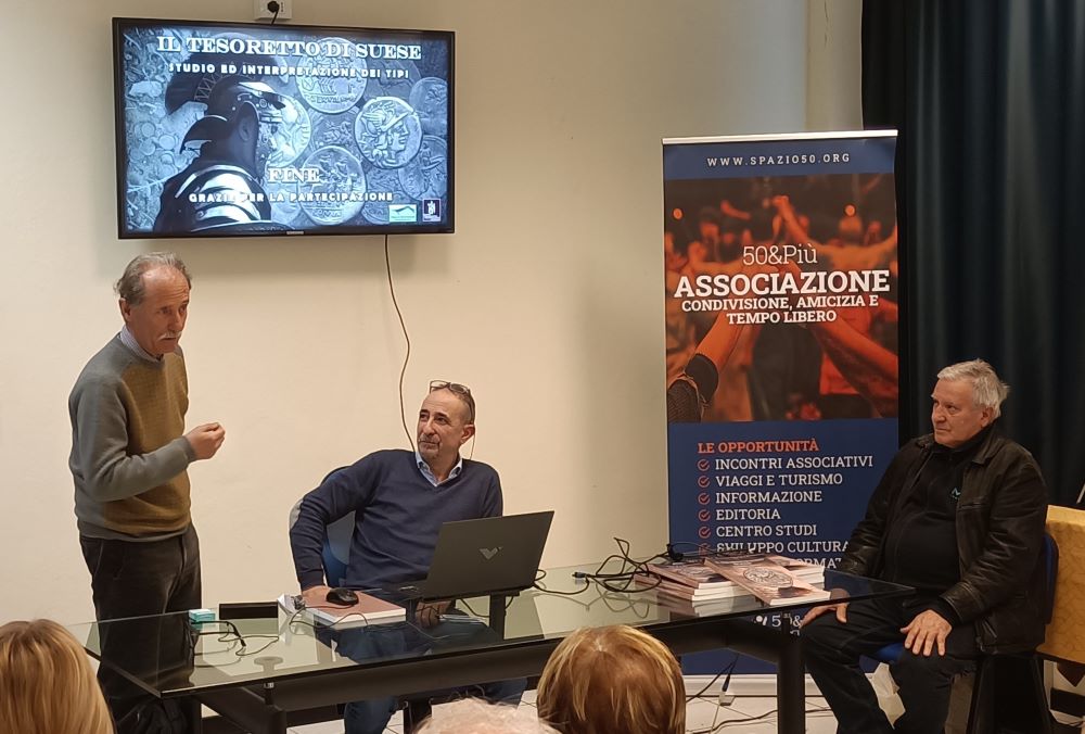 50&Più Livorno alla conferenza sul ritrovamento del tesoretto romano di Suese