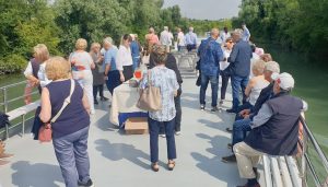 Il gruppo di 50&Più Venezia in crociera sul fiume Sile fino a Treviso