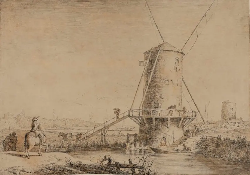 5.Marco Ricci_Paesaggio con mulino