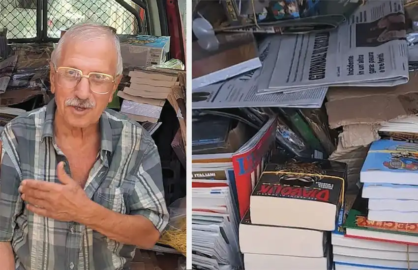 L’ultimo edicolante di Lipari: la passione su quattro ruote contro il caro affitti