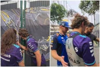 Antonelli bloccato dalla sicurezza a Singapore: “Sono un pilota”. Lo salva… Verstappen