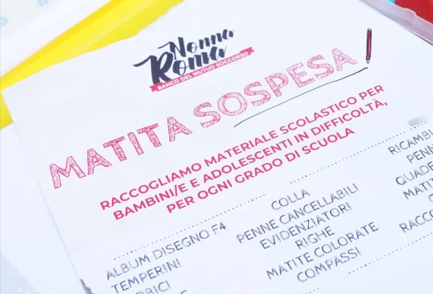 La campagna Matita Sospesa, per sostenere il diritto allo studio