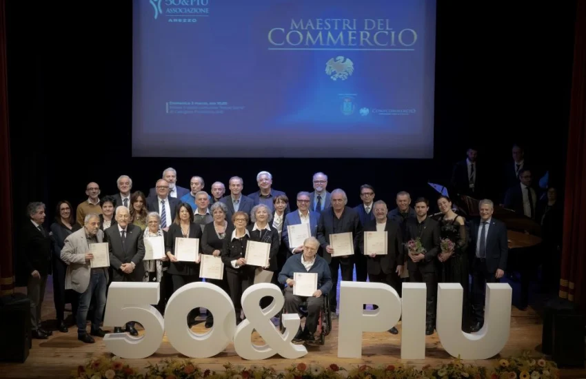 Arezzo. I Maestri del Commercio premiati a Castiglion Fiorentino