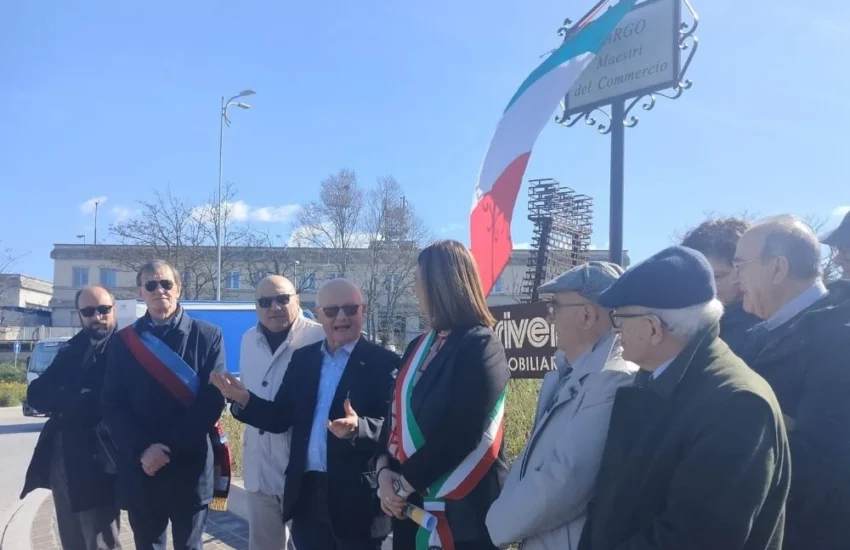 Campobasso. Omaggio della città ai Maestri del Commercio