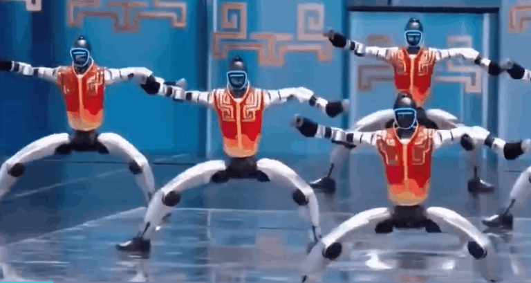 Robot al Capodanno cinese: lo show che sfida il mondo