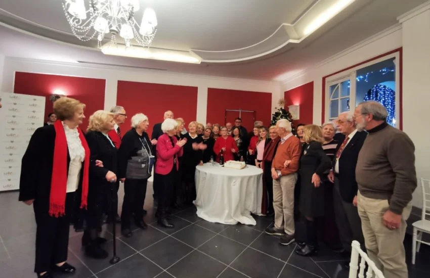 Caserta. Festa degli auguri di Natale a Palazzo Paternò